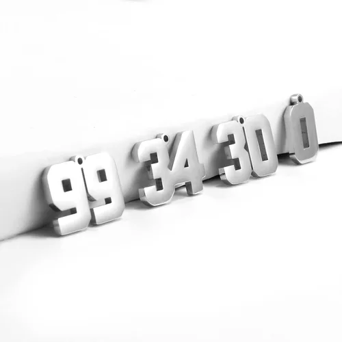 Vista 6 de MIMITLTY Personalized Jersey Number Necklaces for Mens,Athletes Stainless Steel Sport Number Pendant Chain for Boys BaseballBasketballFootball Team