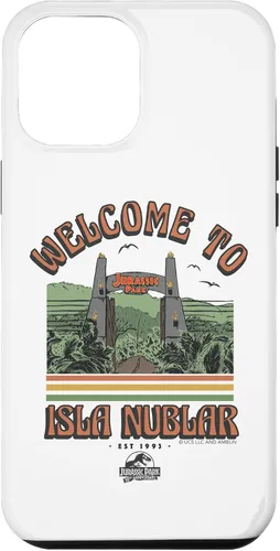Vista 25 de Funda para iPhone 12 mini Jurassic Park Welcome to Isla Nublar