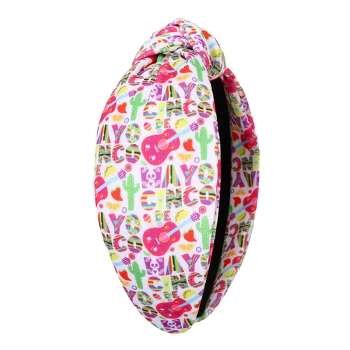 Vista 188 de YAHPERN Diadema para el día de San Valentín para mujer, colorida diadema de algodón con estampado de corazón de conversación XOXO Love, diadema