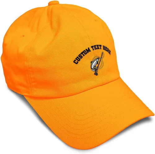 Vista 17 de Sombrero de béisbol suave personalizado bordado papá sombrero pesca con mosca D bordado hombres y señoras gorra de béisbol algodón