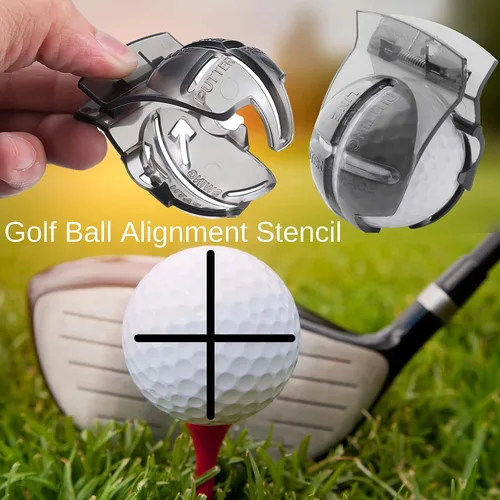 Vista 5 de Kit de accesorios de golf – Incluye toalla, soporte para bolas, cepillo, herramienta de reparación de Divot, 2 plantillas de alineación de bolas