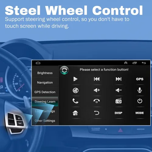 Vista 6 de 9" Android 14 Car Stereo for Ford F150 2009-2012 w/WiFi GPS Navigation Bluetooth Touchscreen Car Radio Receiver with Carplay w/Android Auto Backup