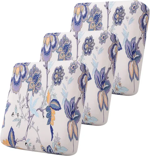 Vista 40 de Smiry Fundas de cojín de sofá estampadas, fundas elásticas suaves para sofá, fundas de sofá lavables antideslizantes, protector de muebles para Beige