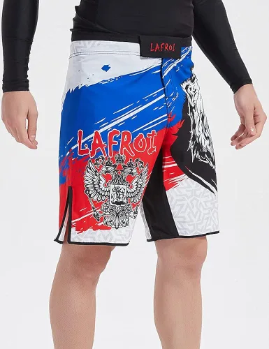 Vista 4 de LAFROI QJK01 - Pantalones cortos de boxeo para hombre con cordón y bolsillo