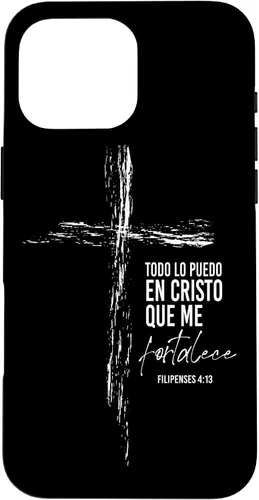 Vista 19 de Regalos Cristianos Versos Filipenses 4 13 Christian Spanish - Carcasa para iPhone 17