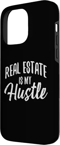 Vista 2 de Funda de regalo para iPhone 14 Pro Max Real Estate Is My Hustle Funny Agent Realtor Broker
