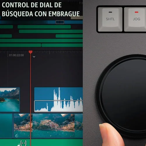Vista 4 de Blackmagic Design Teclado USB Davinci Resolve Editor