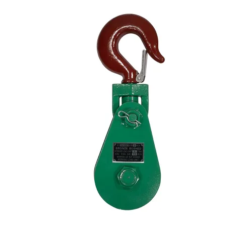 Vista 22 de Mytee Products Bloque de arrebate con gancho WLL 2 Toneladas Polea de 3"' + ' Cable de alambre de 3/8" Pulley para rescate con enrollamiento