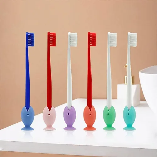 Vista 2 de Funda para cepillo de dientes de pie, bonita tapa para cepillo de dientes de pie, protector de cabeza de cepillo de dientes portátil 2023, mini