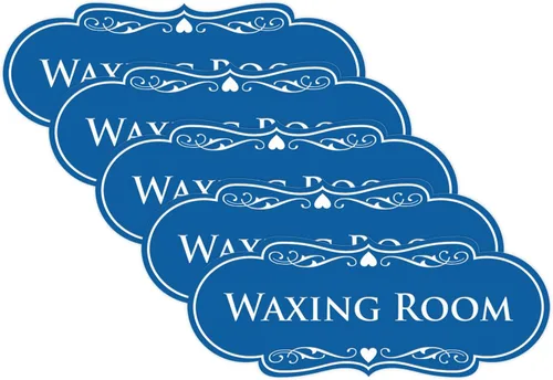 Vista 13 de Designer Waxing Room Sign (negro) - Pequeño 1 paquete