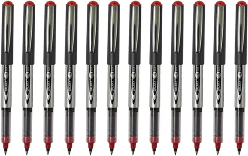 Vista 9 de Gullor Vision Stick - Bolígrafos de punta fina de punta fina, tinta líquida de 0.020 in, de secado rápido, para escribir, tinta azul, paquete de 12