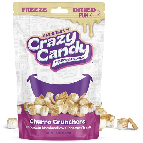 Vista 10 de Caramelos liofilizados S'mores con malvavisco de chocolate y galleta Graham, Crazy Candy S'more Crunchers - Caramelos crujientes con sabor a fogata