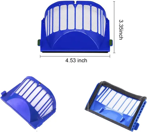 Vista 3 de Filtros de repuesto para irobot Roomba 600 Series 694 676 675 692 695 677 671 690 680 660 650 620 614 610 600 & 500 Series 595 585 564 Robot
