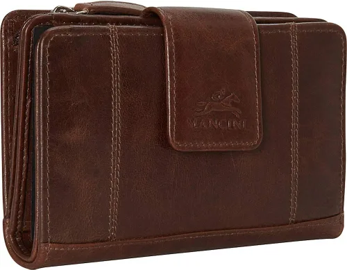 Vista 3 de Mancini Cartera mediana RFID segura para mujer