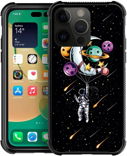 Vista 29 de ZHEGAILIAN Funda compatible con iPhone 14, funda de munición AK 47, parte trasera de vidrio templado+funda protectora de TPU de silicona suave