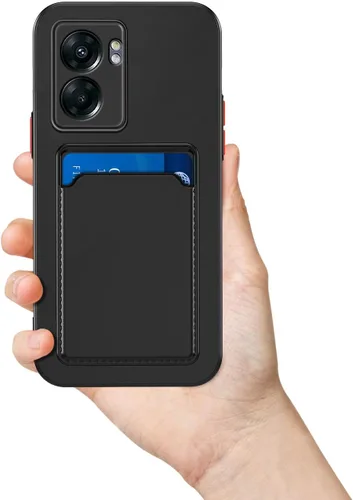 Vista 11 de Funda para Redmi Note 9 Pro, Redmi Note 9s con ranura para tarjetas de crédito, TPU suave TPU silicona resistente a los arañazos delgada ranura