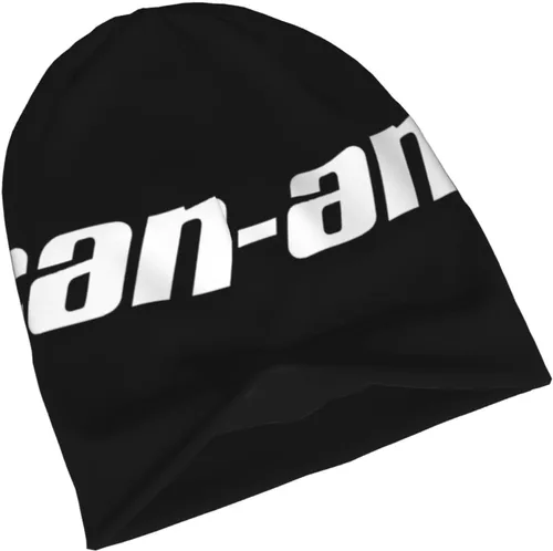 Vista 5 de CERXSOI Can-Am - Gorro de punto para hombre y mujer, color negro, Negro