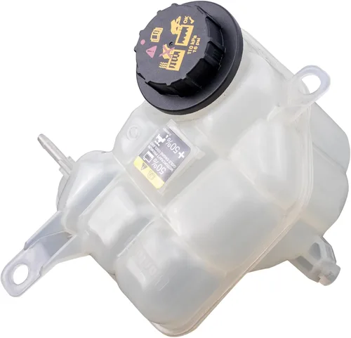 Vista 133 de TRQ Botella de desbordamiento del tanque de expansión del depósito de refrigerante del radiador compatible con Ram ProMaster City CH3014192 2015-2022