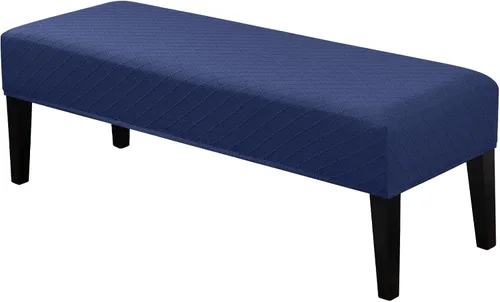 Vista 18 de Lebaley Funda Impermeable para Banco de Comedor Elástica Rectangular Protector de Asiento de Banco Funda Deslizable Extraíble Lavable Fundas