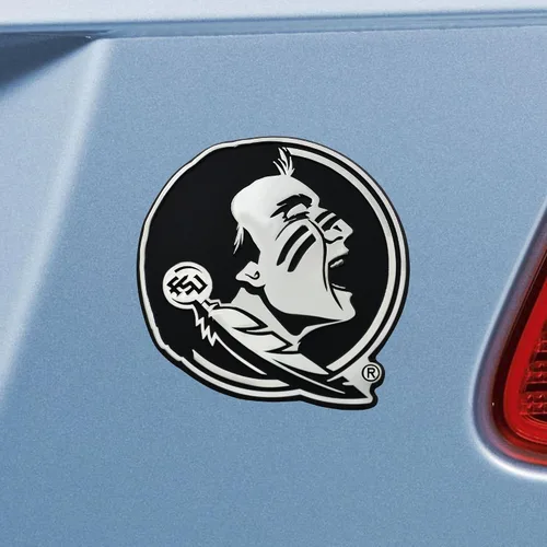 Vista 6 de FANMATS Emblema cromado de la NCAA para hombre