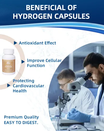 Vista 7 de Tabletas de agua de hidrógeno de 8 PPM para agua potable, tabletas de hidrógeno molecular H2 magnesio apoya el envejecimiento saludable, energía
