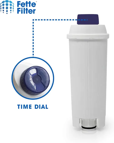 Vista 4 de Fette Filter - Filtro para máquina de café para filtro Delonghi DLSC002 con suavizante de carbón activado, filtro de agua compatible con De'Longhi