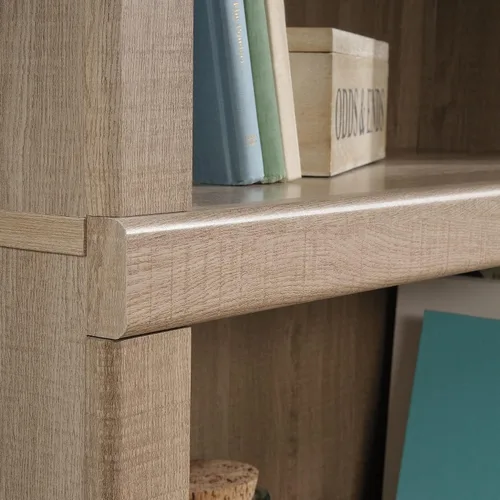 Vista 7 de Realspace® Estantería con 5 estantes de 72" de alto, roble primaveral