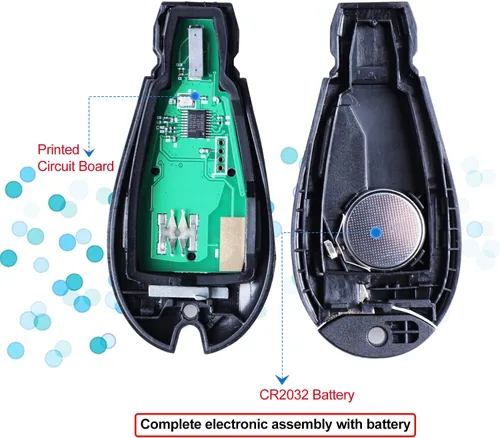 Vista 5 de Reemplazo de entrada sin llave compatible con Chrysler Town y Country Dodge Grand Caravan 2008 2009 2010 2011 2012 2013 2014 2015 2016 2017 2018