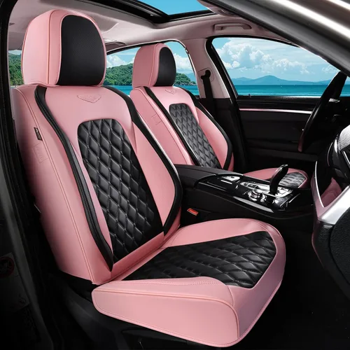 Vista 16 de Coverado Fundas de asiento delantero, fundas de asiento delantero de automóvil, fundas de asiento de piel de napa para automóviles, fundas