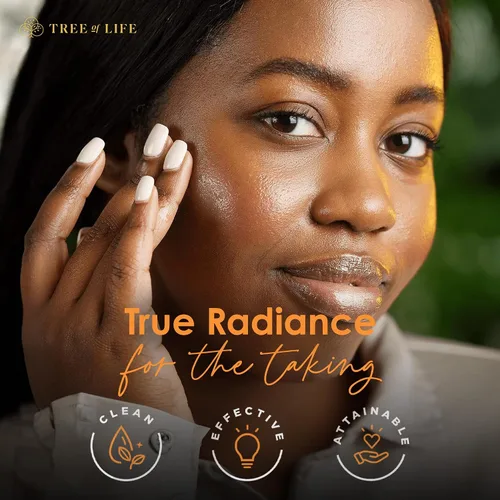 Vista 5 de Tree of Life Beauty Suero facial de vitamina C para piel seca y sensible (1 onza líquida) y cápsulas de suero de vitamina C y retinol