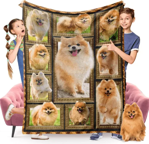 Vista 24 de Manta de perro Cocker Spaniel para niños, bonita manta de franela suave y acogedora para niñas y niños, mantas para bebés y niños pequeños
