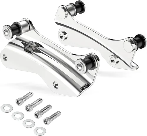 Vista 10 de Amazicha Kit de herramientas de acoplamiento de 4 puntos, 4 cubiertas de hardware de acoplamiento compatibles con Harley Davidson Touring Street