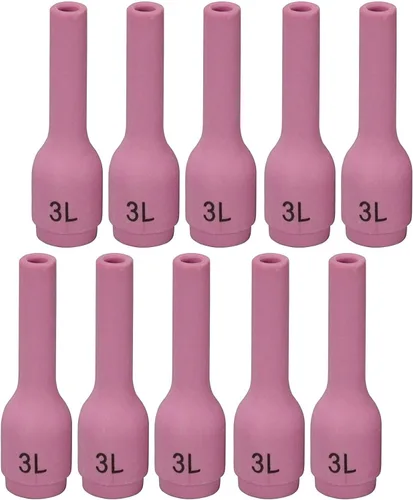 Vista 6 de RIVERWELD Boquillas de alúmina TIG tazas de cerámica largas 796F70 3L # 3/16 "0.197 in 796F71 4L # 1/4 "0.256 in 796F72 5L # 5/16" 0.315 in 796F73