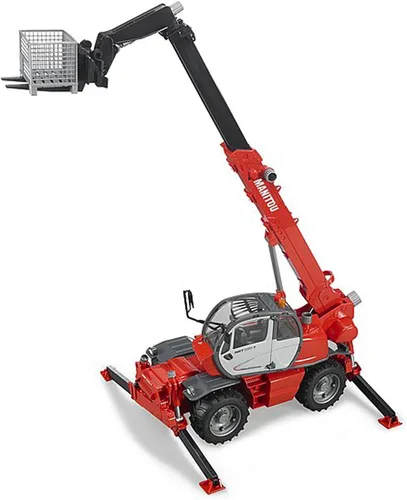 Vista 5 de Bruder 02129 MRT 2150 Manitou Cargador telescópico