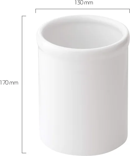 Vista 2 de BIA Cordon Bleu Tacho de utensilios, color blanco, L, Blanco