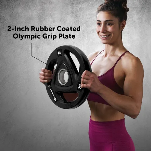 Vista 4 de Placas de peso Gymenist para hombres y mujeres para uso en casa y gimnasio