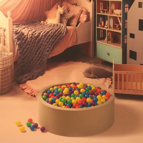 Vista 8 de GOGOSO Pelotas de Piscina de Pelotas para Niños Pequeños, Pelotas de Juego de Plástico para Bebés, Pelotas Suaves de Colores Pastel para Niños No