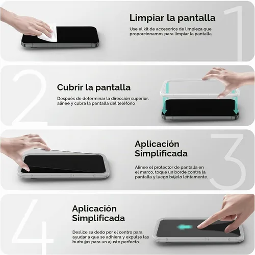 Vista 4 de [Usado] FLOLAB NanoArmour - Protector de pantalla antirreflectante para Google Pixel 11 Pro XL, duradero, suave como la mantequilla, fácil