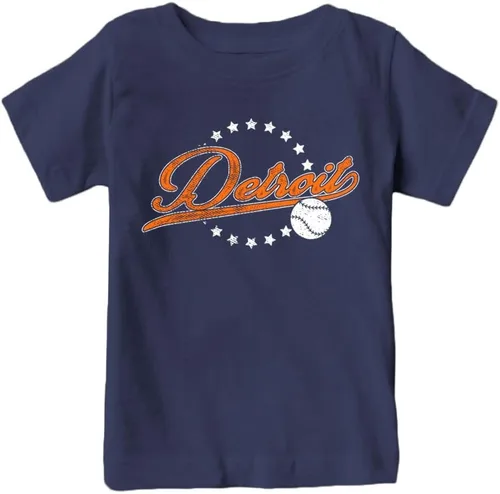 Vista 4 de Diseños vintage elegantes de béisbol para ropa de fanáticos de niños