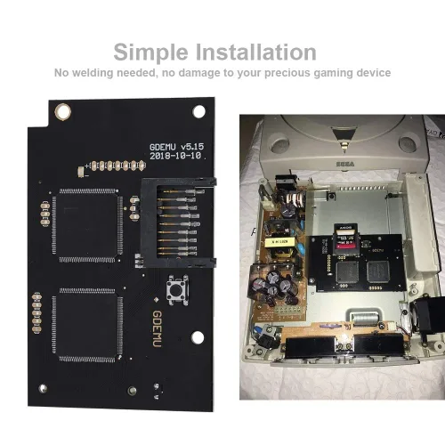 Vista 6 de GDEMU Optical Drive Simulation Board Card Repair Part Optical Drive for Console