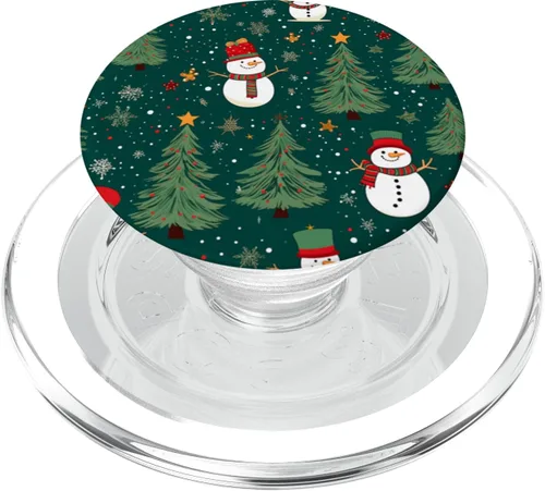 Vista 8 de PopSockets PopGrip estándar para árbol de Navidad