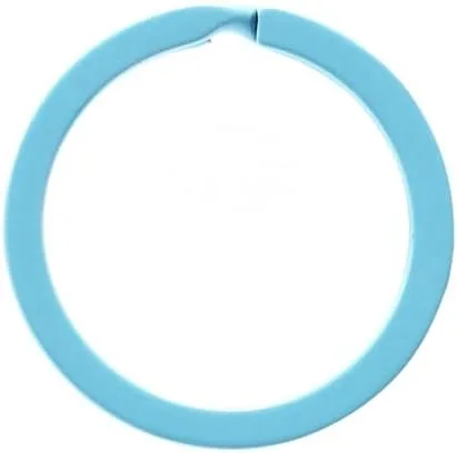 Vista 11 de 10 unids 1.181 in redondo DIY metal llavero anillo dividido unisex llavero joyería fabricación accesorios Findngs, Verde militar
