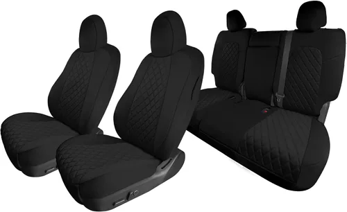 Vista 34 de FH Group Fundas de asiento de automóvil de ajuste personalizado hechas específicamente para Tesla Model Y Ultraflex 2020-2025, fundas de asiento