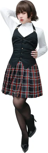 Vista 2 de C-ZOFEK P5 Makoto Niijima - Disfraz de uniforme para mujer