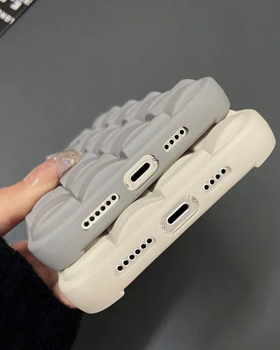 Vista 6 de Ginkgonut Compatible con iPhone 12 Pro Max Funda para Mujeres/Niñas, Lindo Diseño 3D Suave de Silicona a Prueba de Golpes con Esquinas Reforzadas