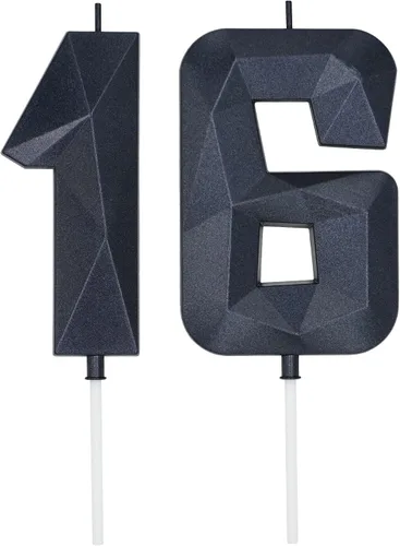 Vista 173 de DERVENTA Vela Grande de Cumpleaños Número 3D Verde Luminoso de 3.7 Pulgadas Celebración de Fiesta Aniversario Decoración Adorno para Pastel 1 Pieza