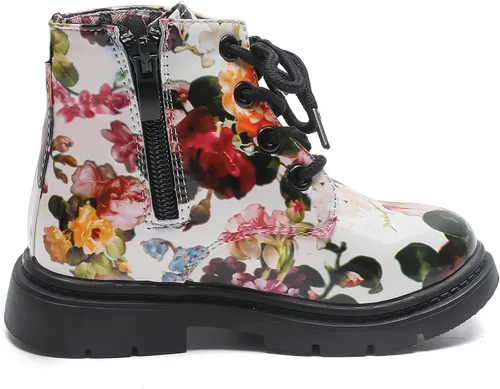 Vista 3 de Komfyea Botas de bebé para niña de color brillante botines para niños