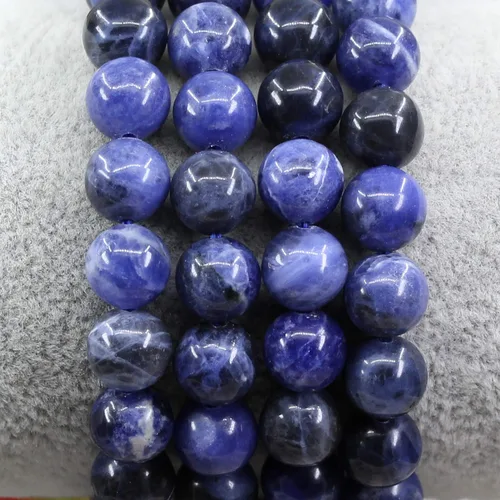 Vista 2 de Amandastone Pulsera elástica de cuentas redondas de 0.315 in con piedras preciosas naturales de 7 pulgadas