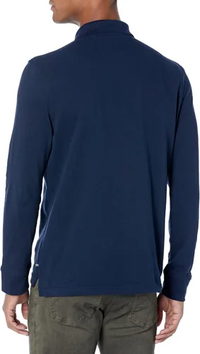 Vista 4 de Nautica Polo de cubierta de manga larga de ajuste clásico para hombre
