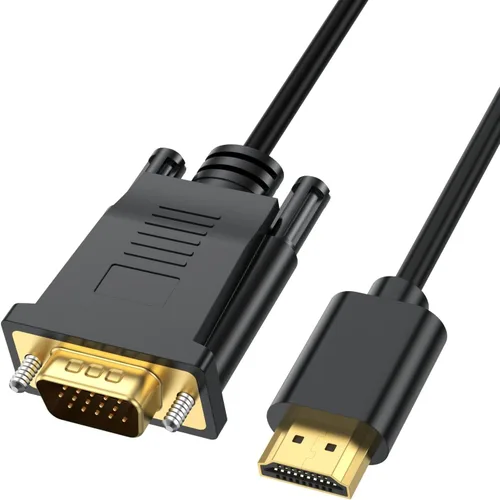 Vista 8 de Cable HDMI a VGA de 3.3 pies, cable HDMI a VGA (hombre a macho) Cables de video HD 1080P compatibles con computadora, computadora de escritorio